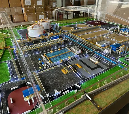 3D scale model of industrial plant by Jagtap Miniature – expert 3D scale model making company and miniature model making company in India